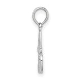 Sterling Silver Number One Nana Pendant, Cutout Family Charm for Grandmother Appreciation