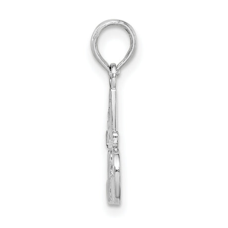 Sterling Silver Number One Nana Pendant, Cutout Family Charm for Grandmother Appreciation
