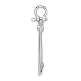 Sterling Silver Anchor Pendant, Nautical Maritime Design Symbolizing Hope, Strength, and Faith