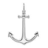 Sterling Silver Anchor Pendant, Nautical Maritime Design Symbolizing Hope, Strength, and Faith