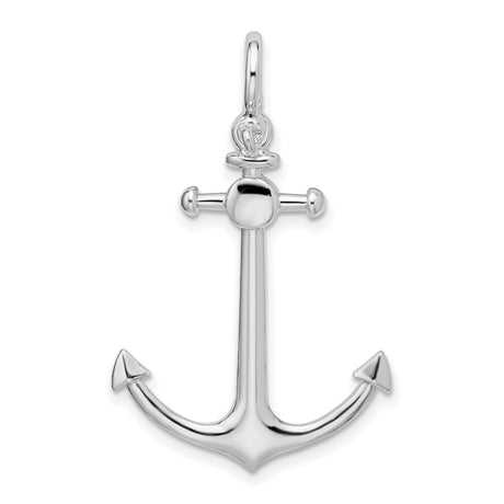 Sterling Silver Anchor Pendant, Nautical Symbol of Hope, Strength, and Faith, Unisex Christian Jewelry