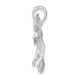 Sterling Silver Eagle Pendant with Outstretched Wings, Native American and Tribal Symbolism