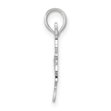 Sterling Silver Ballerina Pendant with Leaping Dancer Charm, Ballet Jewelry for Women and Girls