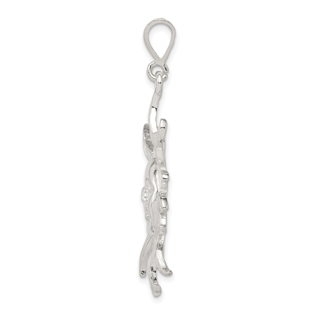 Sterling Silver Sun Face Pendant with Radiant Rays, Boho Celestial Medallion Design