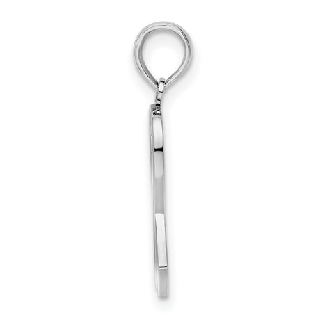 Sterling Silver Pink Ribbon Pendant with Enamel Detailing, Breast Cancer Awareness Jewelry for Women