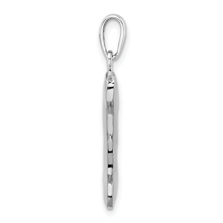 Sterling Silver Dog Bone Pendant, Polished 3D Charm, Animal Lover Jewelry for Women or Unisex Wear