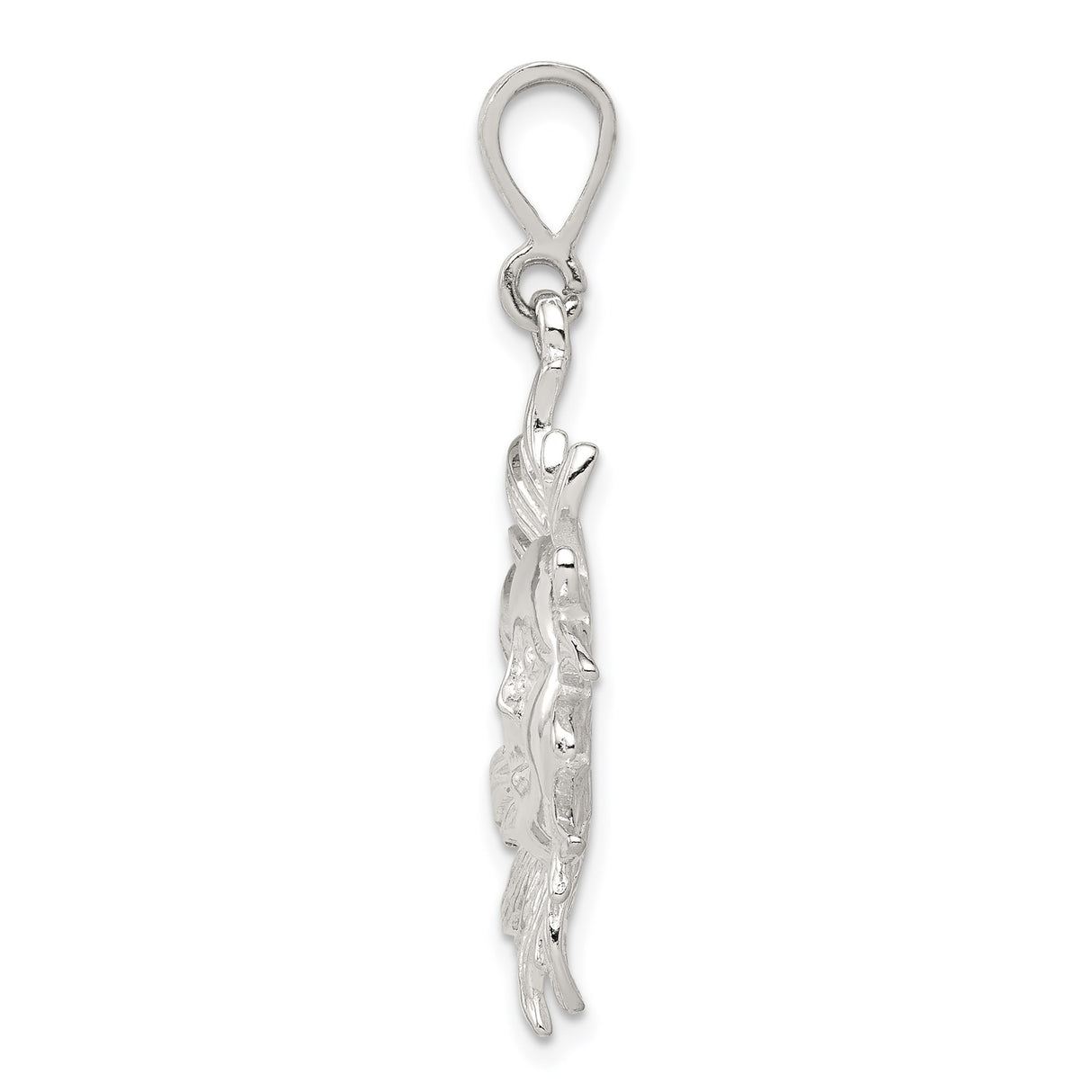 Sterling Silver Sun Face Pendant with Radiant Smiling Sun Design, Boho Celestial Style