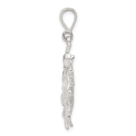 Sterling Silver Sun Face Pendant with Radiant Smiling Sun Design, Boho Celestial Style