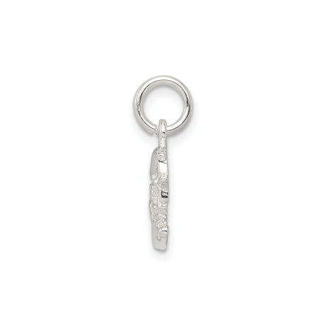 Sterling Silver Moon and Star Pendant with Crescent Face and Celestial Design