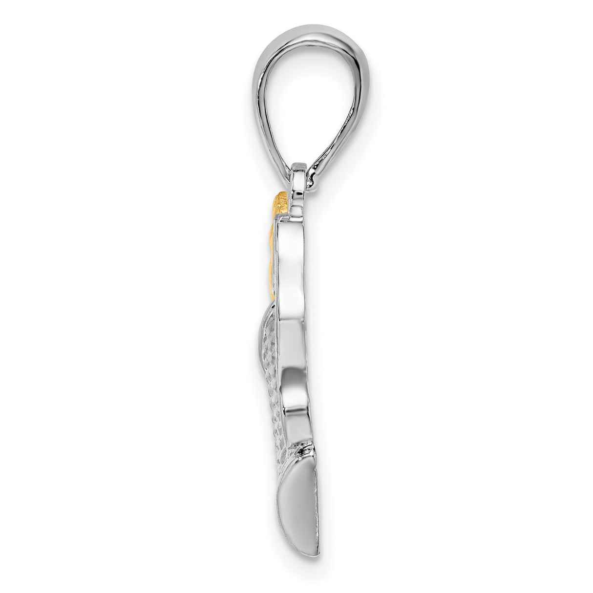 Sterling Silver Layered Necklace with Cubic Zirconia Pendant, Dainty Double Strand Style