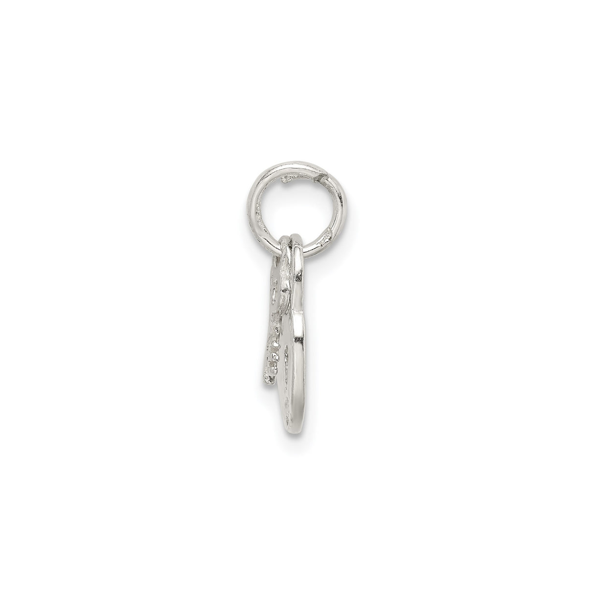 Sterling Silver Padlock and Key Charm Pendant, Vintage Love and Secrecy Theme