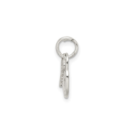 Sterling Silver Padlock and Key Charm Pendant, Vintage Love and Secrecy Theme