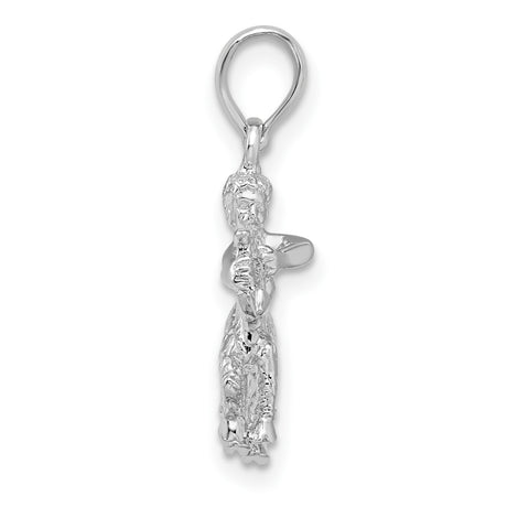 Sterling Silver Sagittarius Pendant with Archer Centaur Zodiac Design