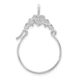 Sterling Silver Claddagh Pendant with Heart, Crown, and Hands Design, Celtic Irish Jewelry for Women