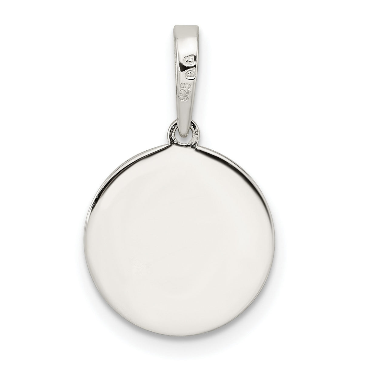 Sterling Silver Yin Yang Pendant with Black and White Enamel, Taoist Symbol of Balance and Harmony