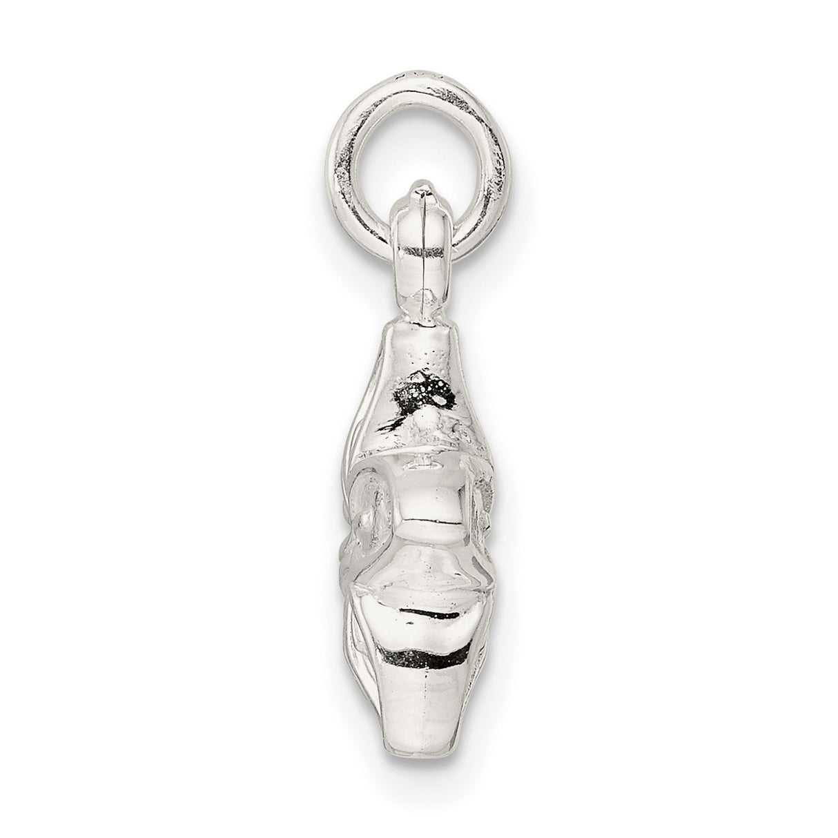 Sterling Silver Flower Pendant with Five Petal Design, Nature-Inspired Botanical Charm for Women