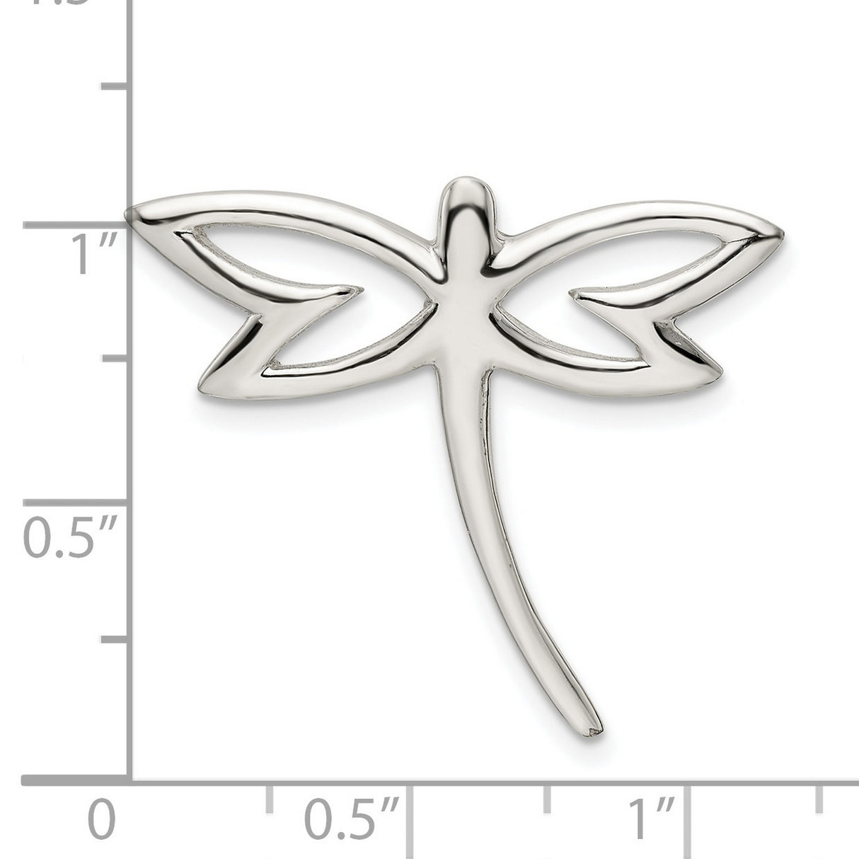 Sterling Silver Dragonfly Pendant with Open Cut Design, Nature Inspired Spiritual Jewelry