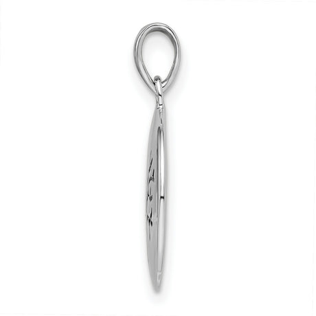 Sterling Silver Tree of Life Pendant with Raised Tree Design, Symbolizing Growth and Unity