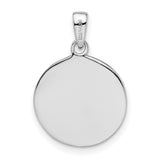 Sterling Silver Tree of Life Pendant with Raised Tree Design, Symbolizing Growth and Unity