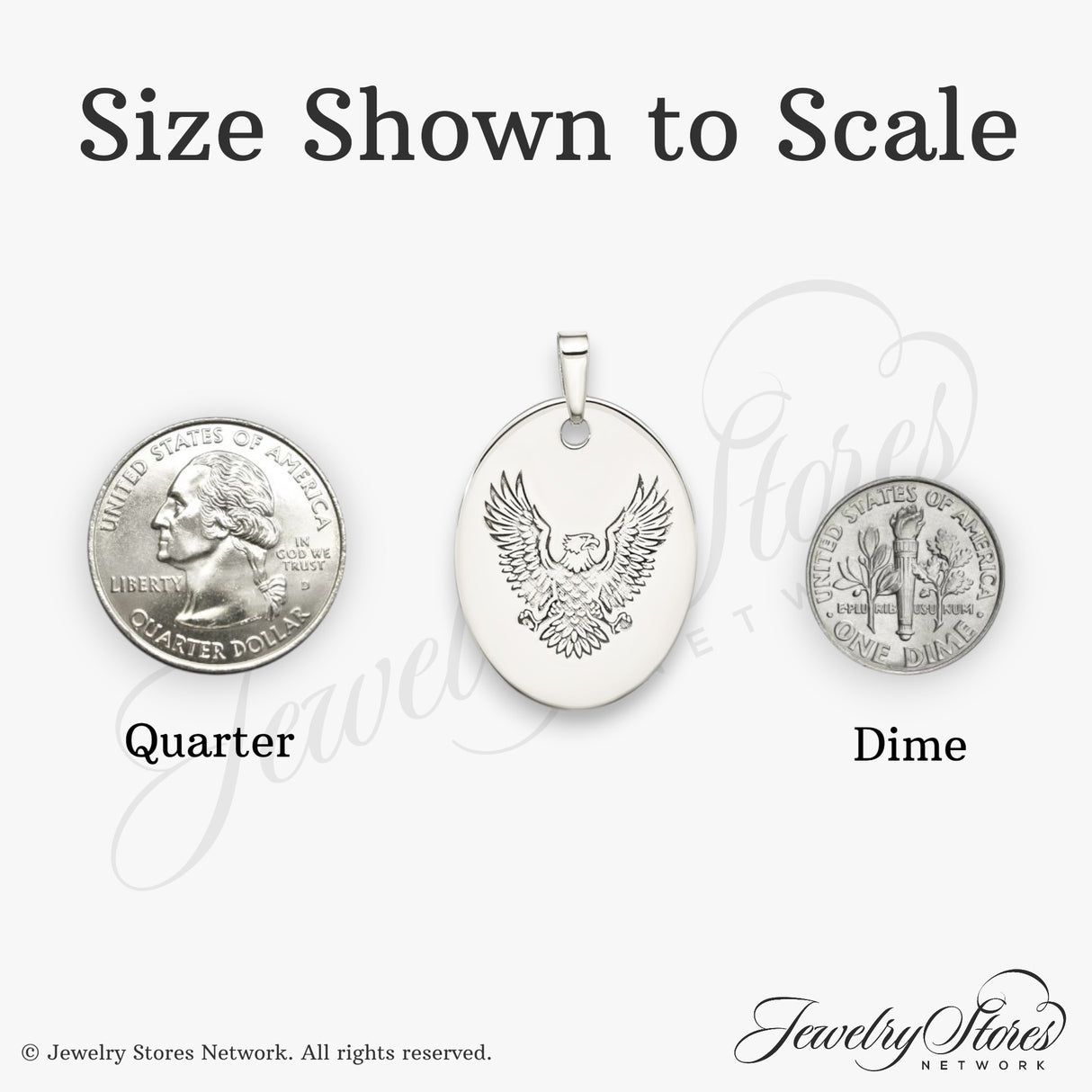 Sterling Silver Eagle Pendant with Outstretched Wings and Detail for Men