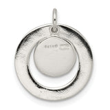 Sterling Silver Compass Pendant with Not All Who Wander Are Lost Quote, Travel-Inspired Charm