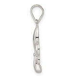 Sterling Silver Fleur-de-Lis Pendant, Classic French Emblem Charm for Women or Unisex Wear