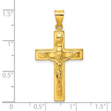 Sterling Silver Crucifix Cross Pendant with INRI Jesus Design, Christian Spiritual Jewelry