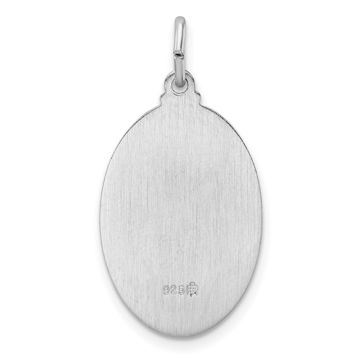 Sterling Silver St. Jude Thaddeus Pendant Medal, Pray for Us Inscription, Catholic Religious Charm