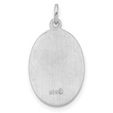 Sterling Silver St. Jude Thaddeus Pendant, Catholic Prayer Medal for Men and Women