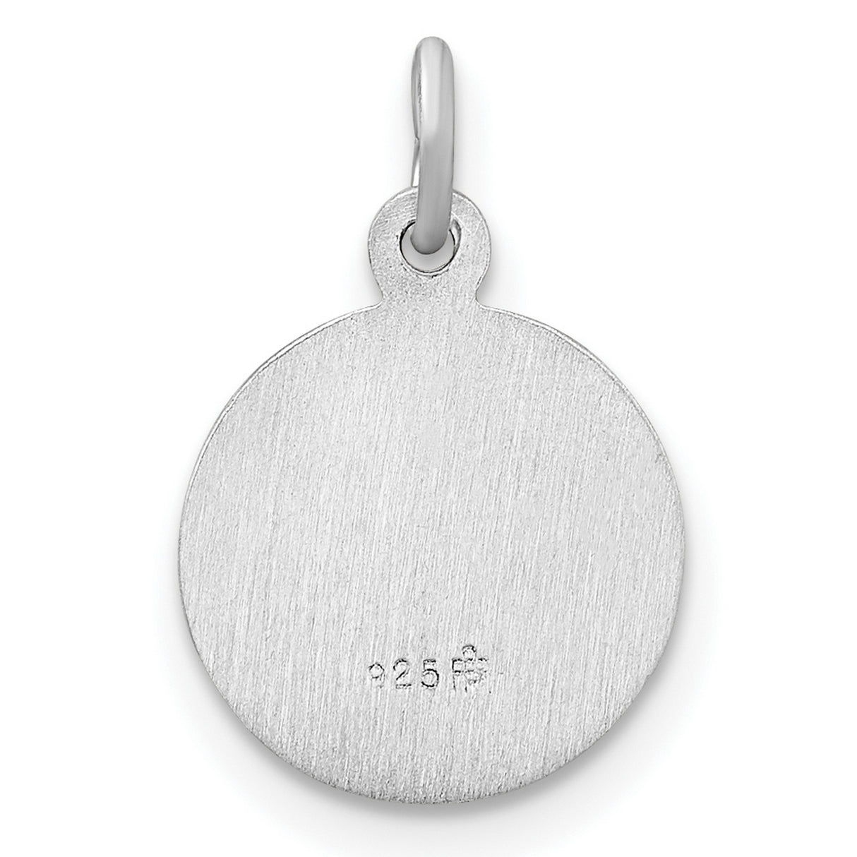 Sterling Silver Holy Communion Pendant with Jesus and Kneeling Figure