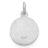 Sterling Silver Holy Communion Pendant with Jesus and Kneeling Figure