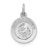 Sterling Silver Holy Communion Pendant with Jesus and Kneeling Figure