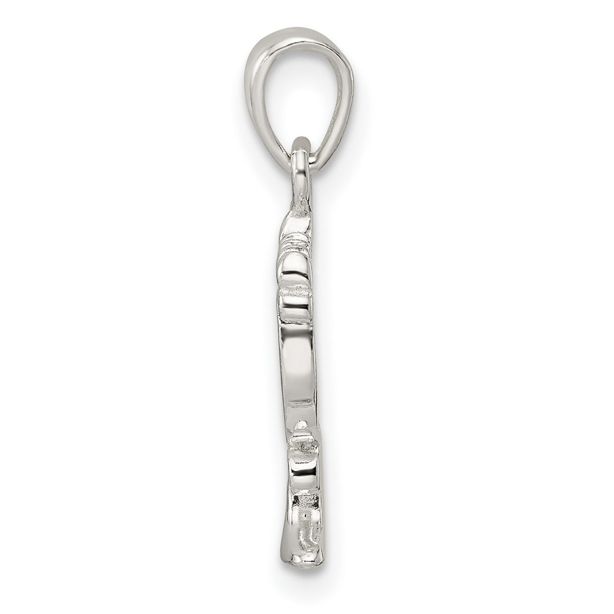 Sterling Silver Menorah Pendant, Traditional Jewish Symbol, Spiritual Faith Charm