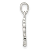 Sterling Silver Menorah Pendant, Traditional Jewish Symbol, Spiritual Faith Charm