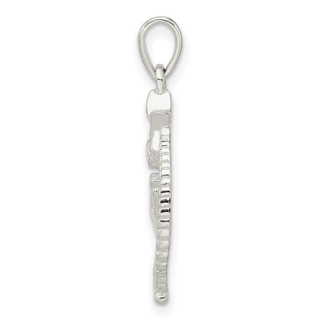 Sterling Silver Star of David Pendant with Praying Hands and Wheat Wreath, Unisex Judaica Jewelry