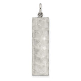 Sterling Silver Mezuzah Pendant with Star of David and Hebrew Letters, Judaica Theme