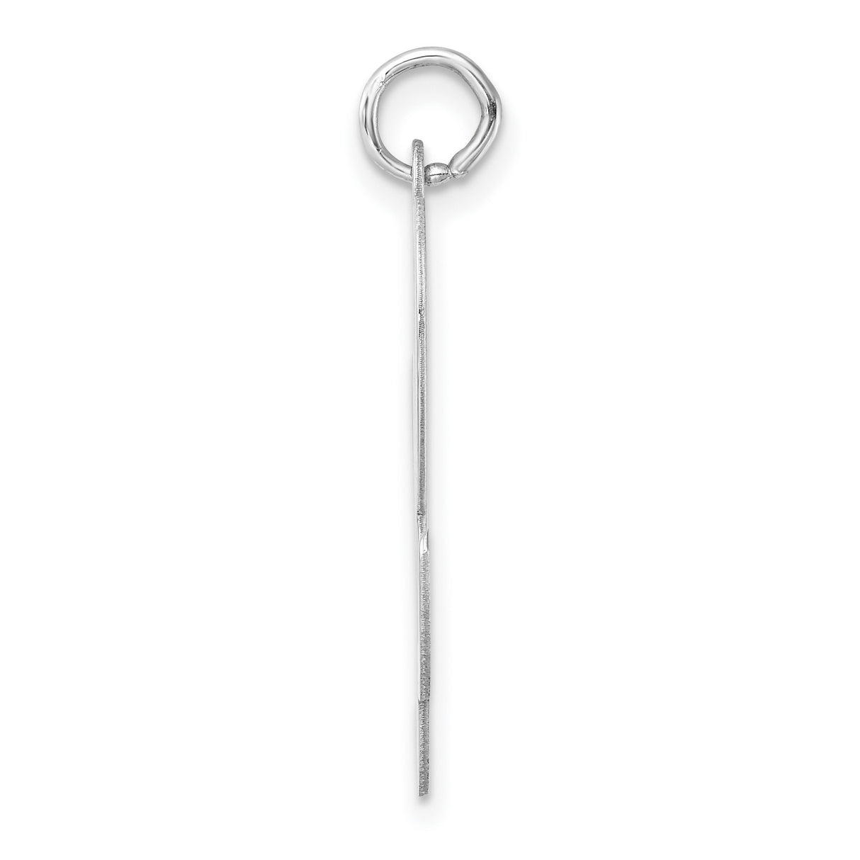 Sterling Silver Script L Initial Pendant, Cursive Letter Charm for Women