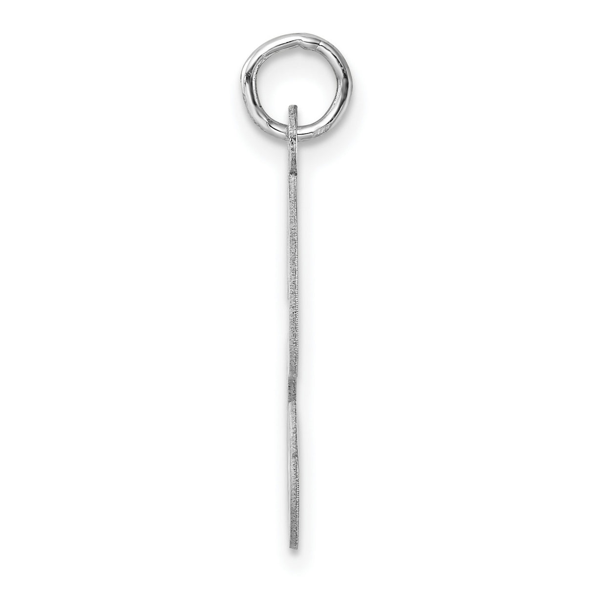 Sterling Silver Script Letter S Pendant Charm, Polished Initial Jewelry for Necklaces or Bracelets
