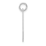 Sterling Silver Script Letter U Pendant Charm, Cursive Initial Monogram Jewelry