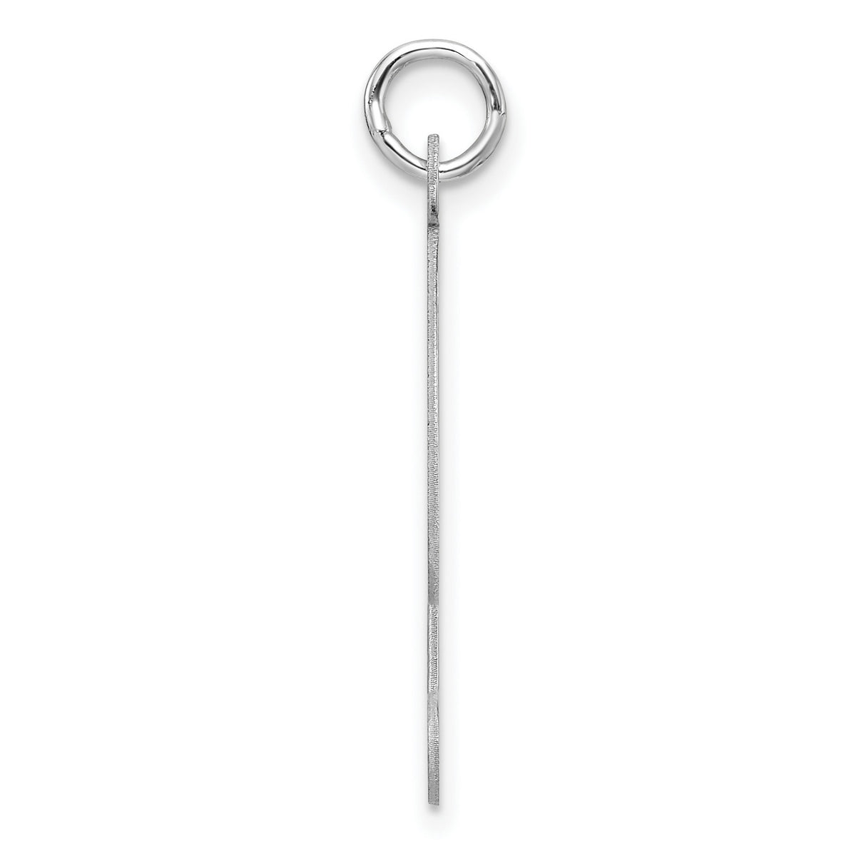 Sterling Silver Pendant, Script Initial P, Polished Cursive Letter Charm for Women