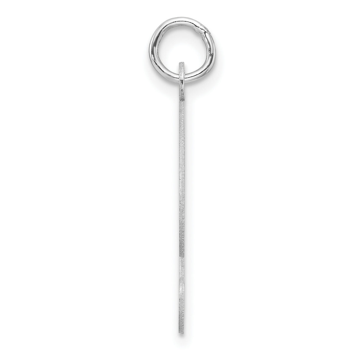Sterling Silver Initial J Pendant, Script Letter Charm for Women