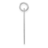 Sterling Silver Initial Pendant with Script Letter A, Cursive Monogram Charm for Women