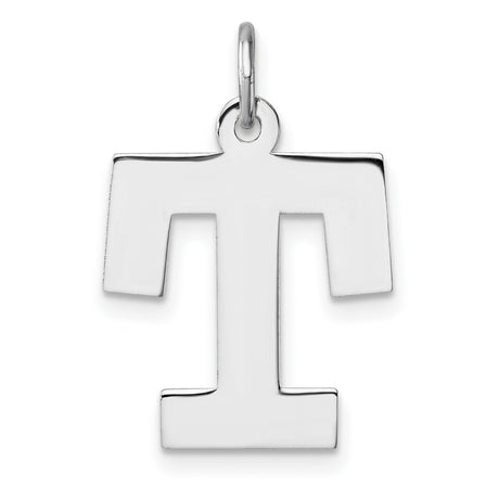 Sterling Silver Tau Cross Pendant, Polished Franciscan Christian Devotional Jewelry