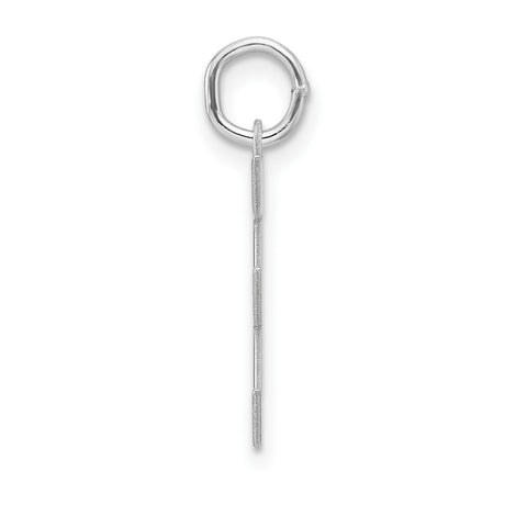 Sterling Silver Letter E Pendant, Modern Initial Charm, Unisex Minimalist Design