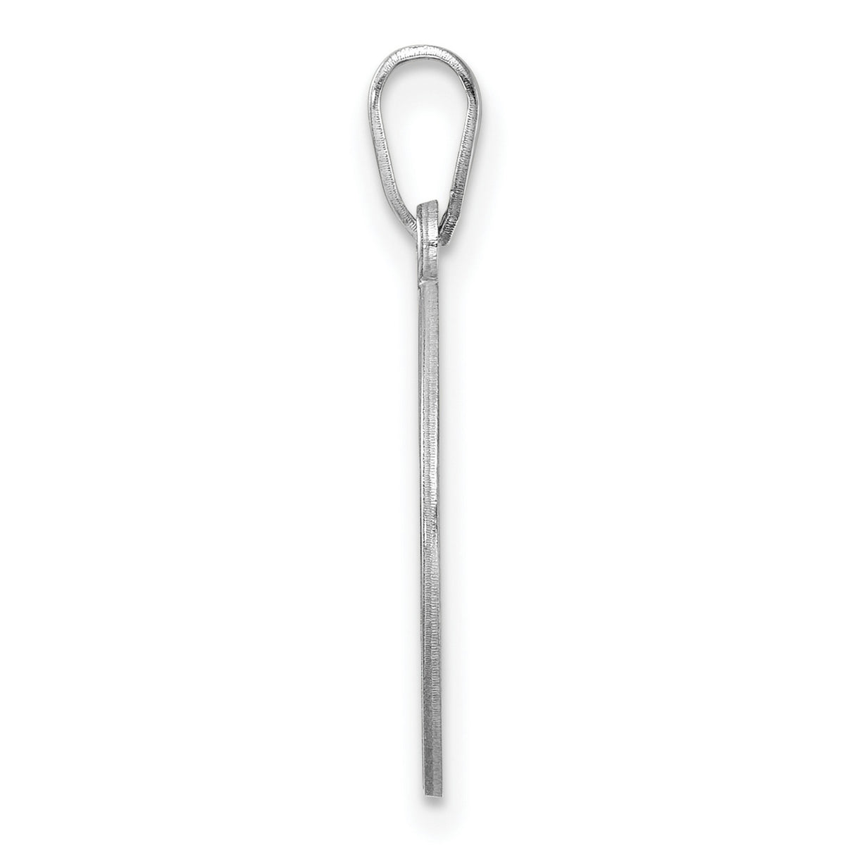 Sterling Silver Pendant, Initial C Scroll Design Openwork Script Letter Charm for Women