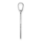 Sterling Silver Letter O Pendant, Script Initial Charm, Monogram Alphabet Jewelry for Women