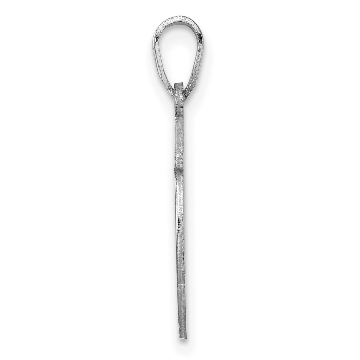 Sterling Silver Pendant with Intertwined W P Monogram Letters in Circular Frame Design