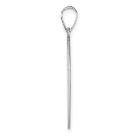 Sterling Silver Monogram Pendant with Script Letter R in Circle Frame