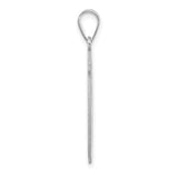 Sterling Silver Initial Pendant with Letter V in Round Frame, Monogram Alphabet Jewelry for Women