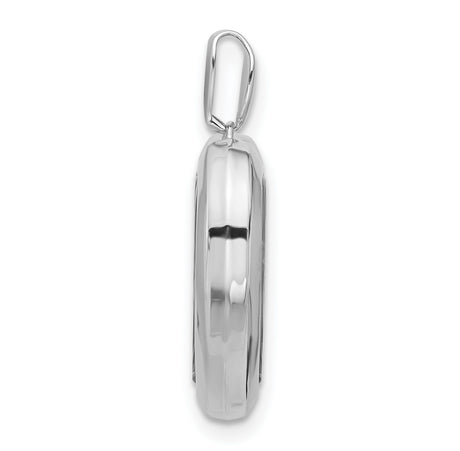 Sterling Silver Heart Pendant with Rainbow Enamel, Together Forever Pride Charm